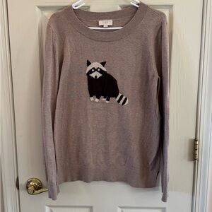 LOFT Taupe Knit Sweater